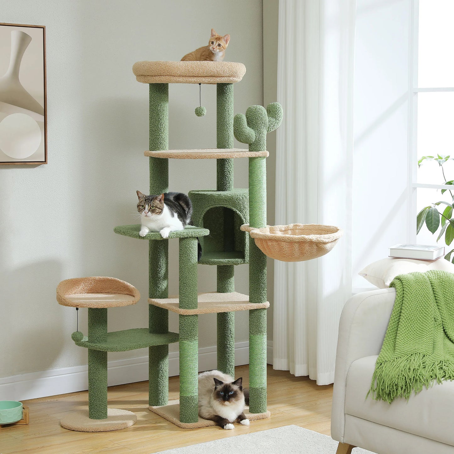 Cactus Tall Cat Tree