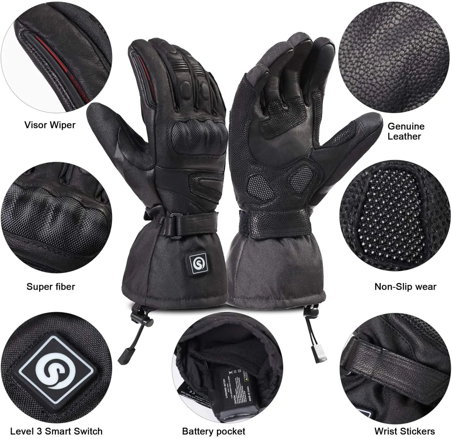 Heated Gloves for Men Women